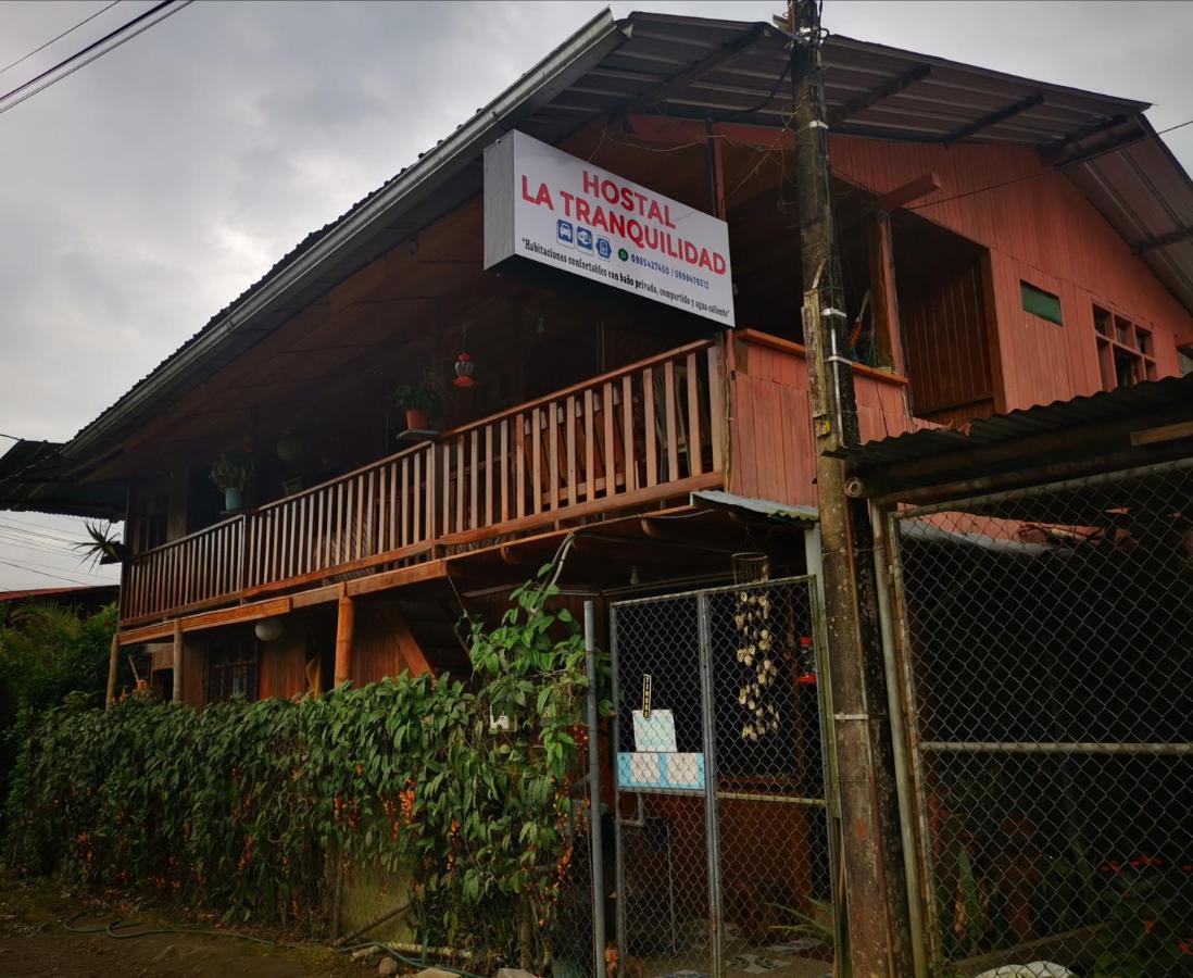 La Tranquilidad Hostel Mindo Bagian luar foto